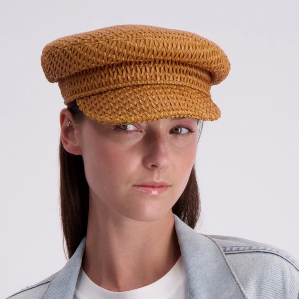 Lack of Color Mesa Leather Woven Cap
